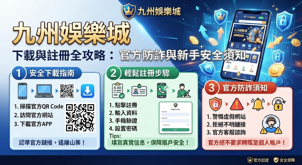 官方防詐與新手安全須知 官方防詐與新手安全須知